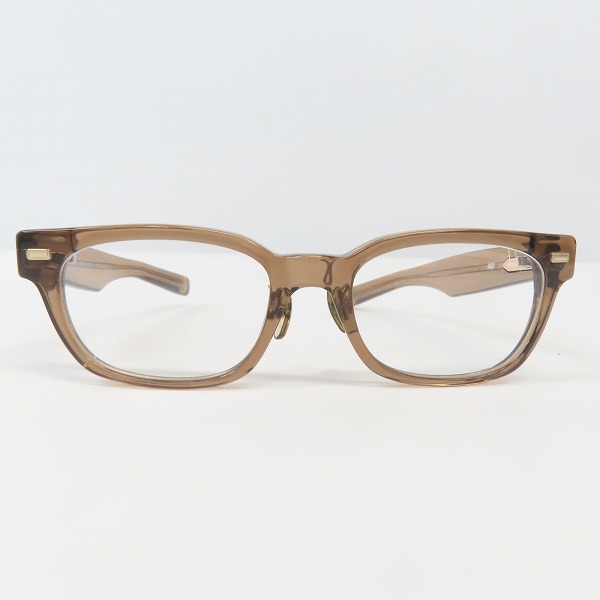 実際に弊社で買取させて頂いた999.9/フォーナインズ 眼鏡/メガネフレーム ライトブラウン NP-151の画像 1枚目