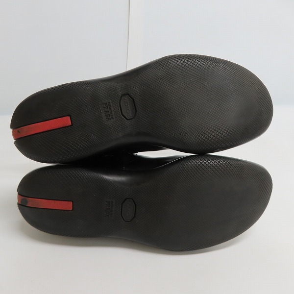 実際に弊社で買取させて頂いた【観賞用】PRADA/プラダ サイドゴア レザー シューズの画像 2枚目
