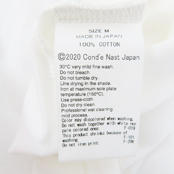 実際に弊社で買取させて頂いたFRAGMENT DESIGN×VOGUE×THE CONVENI 20周年記念Tシャツ ホワイト PPM-20010-C/Mの画像 2枚目