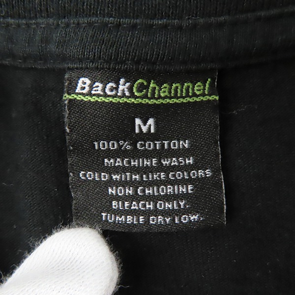 実際に弊社で買取させて頂いたBack Channel/バックチャンネル ロゴ プリント 半袖 Tシャツ/Mの画像 2枚目