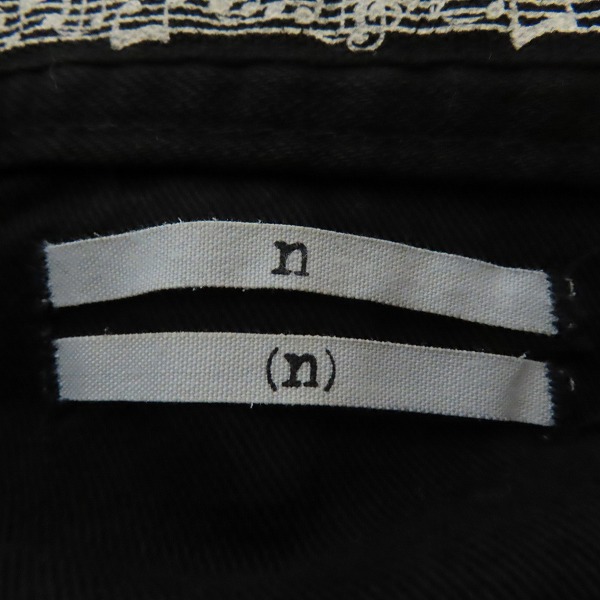 実際に弊社で買取させて頂いたn(n) BY NUMBER (N)INE/エヌエヌバイナンバーナイン ハート涙/音符 デニムパンツ S08-NNP006/SIZE2×LENGTH30の画像 2枚目