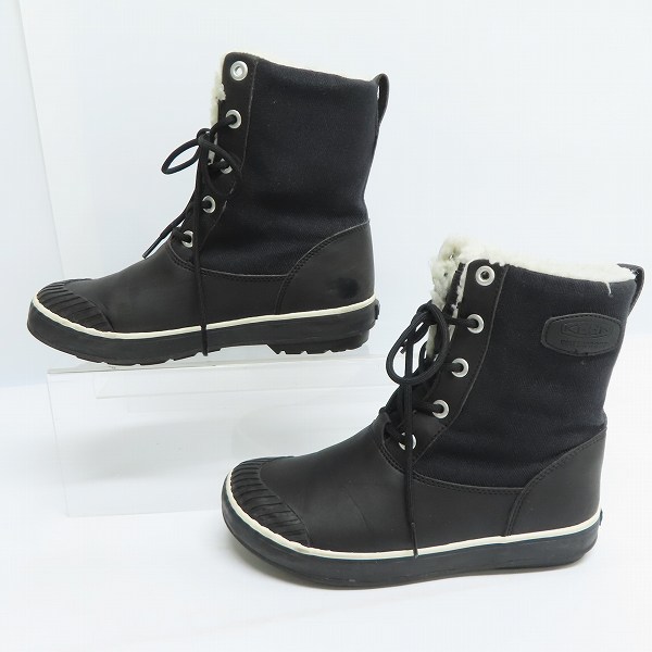 実際に弊社で買取させて頂いたKEEN/キーン エルサブーツ ブラック 1015633/24.5の画像 3枚目