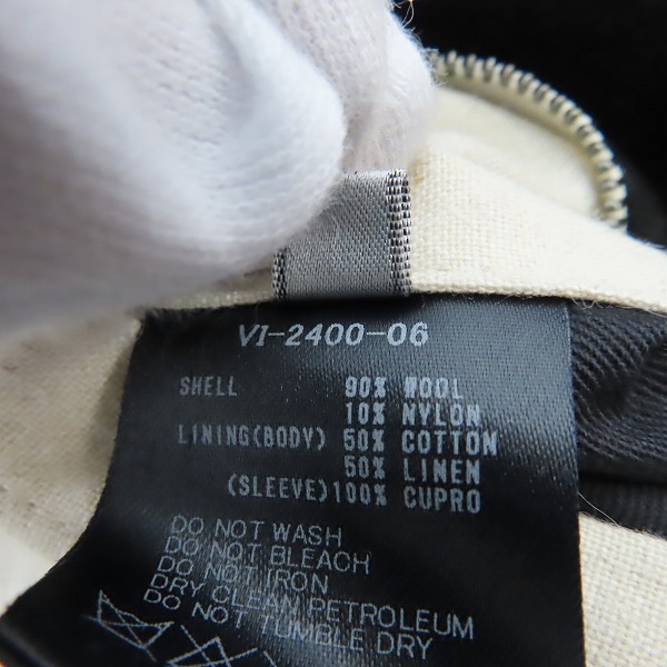 実際に弊社で買取させて頂いたThe Viridi-anne/ザ ヴィリジアン 16AW ハイネック メルトンコート VI-2400-06/1の画像 5枚目