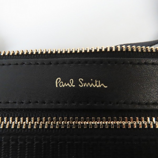 実際に弊社で買取させて頂いたPaul Smith/ポールスミス トラベルストライプポケット 財布サコッシュの画像 4枚目