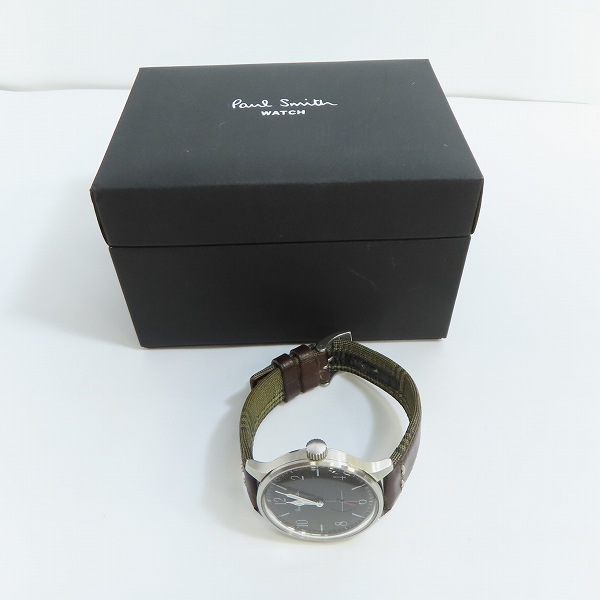 実際に弊社で買取させて頂いたPaul Smith/ポールスミス クォーツ 腕時計 1045-S076790【動作未確認】の画像 5枚目