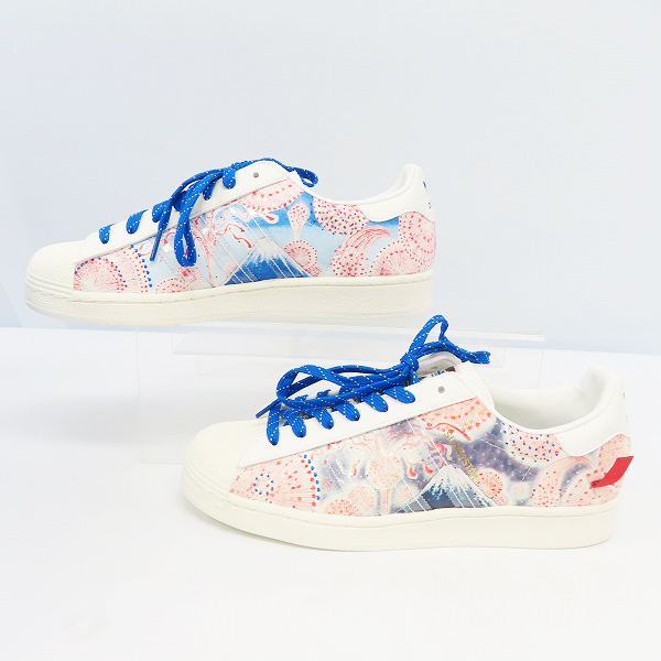 実際に弊社で買取させて頂いたadidas/アディダス×atmos/アトモス SST SUPERSTAR Mt. FUJI/スーパースター 富士山 GX7791/28.5の画像 3枚目