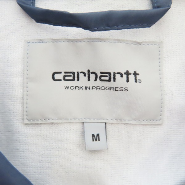 実際に弊社で買取させて頂いたCarhartt WIP/カーハートダブリューアイピー SPORTS COACH JACKET コーチジャケット スモーキーネイビー /Mの画像 2枚目