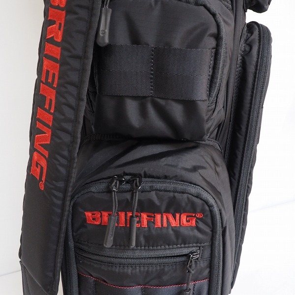 実際に弊社で買取させて頂いたBRIEFING/ブリーフィング CR-6 ゴルフ 8.5型 5分割キャディバッグ ブラックの画像 7枚目
