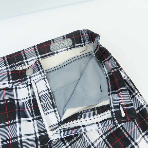 実際に弊社で買取させて頂いたFILA/フィラ FUN FEEL LIFE ゴルフウェア チェック ジャケット/パンツ セットアップ/Mの画像 5枚目