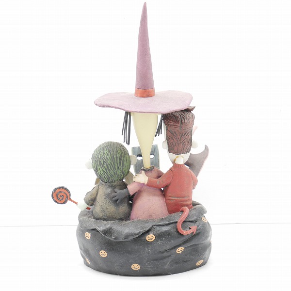 実際に弊社で買取させて頂いたNECA ナイトメア・ビフォア・クリスマス ウギー・ブギー レジン ヘッドノッカー/ロック ショック バレル スタチュー 2点セットの画像 6枚目