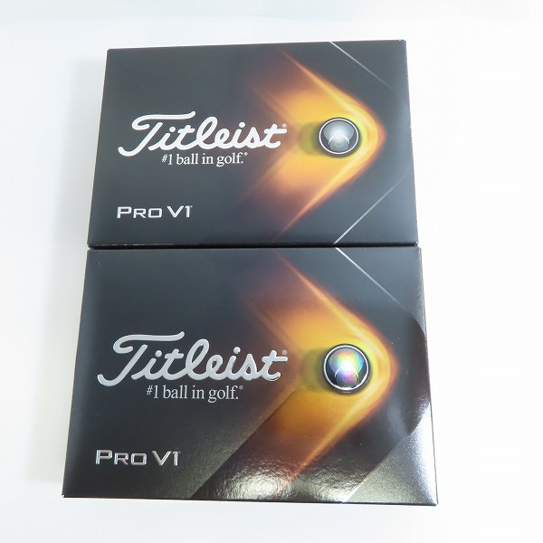 実際に弊社で買取させて頂いた(2)【未使用/オウンネーム】Titleist/タイトリスト PRO V1 ゴルフボール 2ダースの画像 4枚目