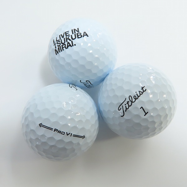 実際に弊社で買取させて頂いた【未使用/オウンネーム】Titleist/タイトリスト PRO V1 ゴルフボール 3ダースの画像 3枚目