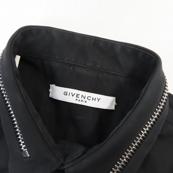 実際に弊社で買取させて頂いた【JPタグ】GIVENCHY/ジバンシィ 16A/W フェイクファスナー装飾 ドレスシャツ16F 6033 300/38の画像 2枚目