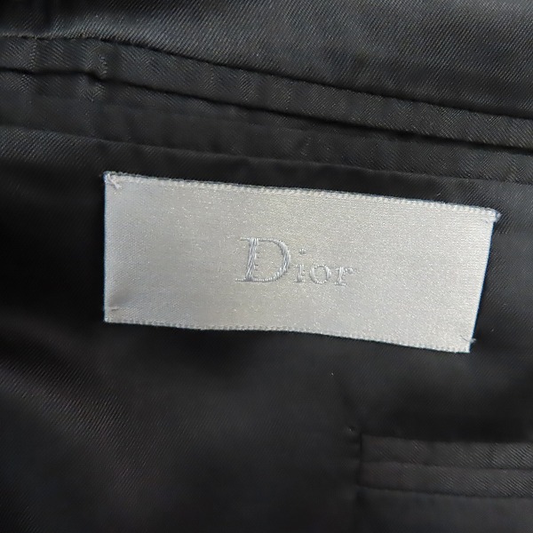 実際に弊社で買取させて頂いた【JPタグ】DIOR HOMME/ディオールオム 05SS エディ期 ピークトラペルジャケット 5EH1026404/44の画像 2枚目