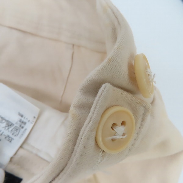 実際に弊社で買取させて頂いたANN DEMEULEMEESTER/アン ドゥムルメステール コットンパンツ シンチバック/XSの画像 6枚目