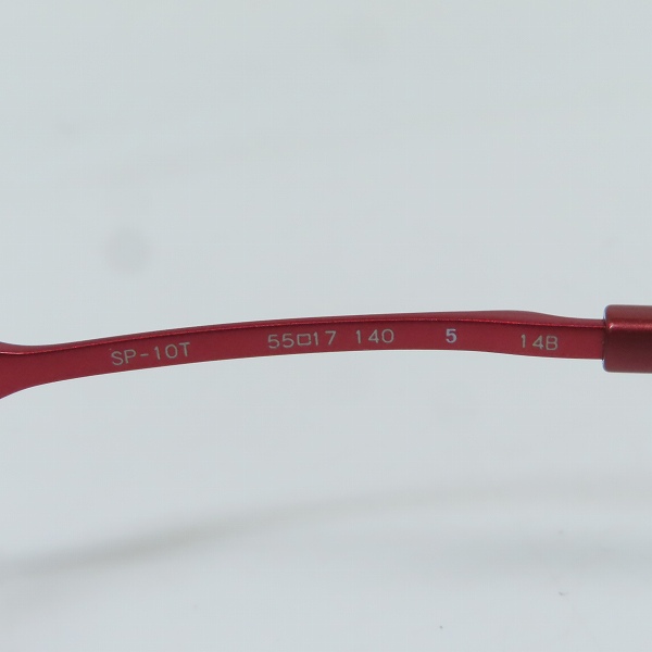 実際に弊社で買取させて頂いた999.9/フォーナインズ メタルフレーム メガネフレーム/度入り眼鏡 SP-10T/5の画像 6枚目