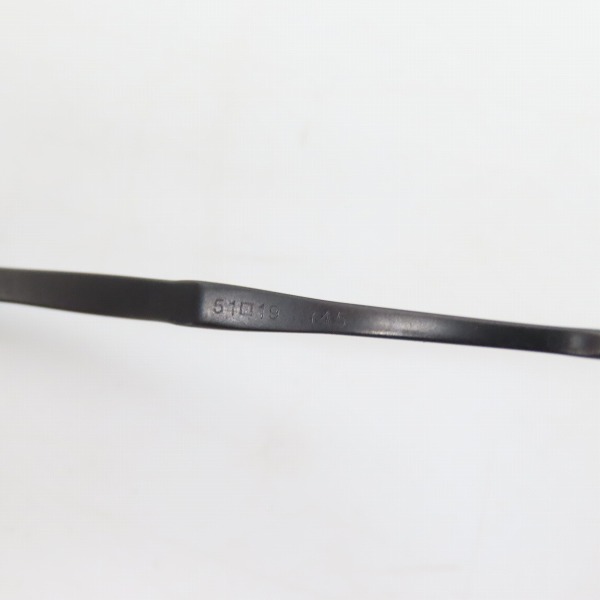 実際に弊社で買取させて頂いた999.9/フォーナインズ 度入り 眼鏡 メガネフレーム アイウェア  ハーフリム S-207Tの画像 7枚目