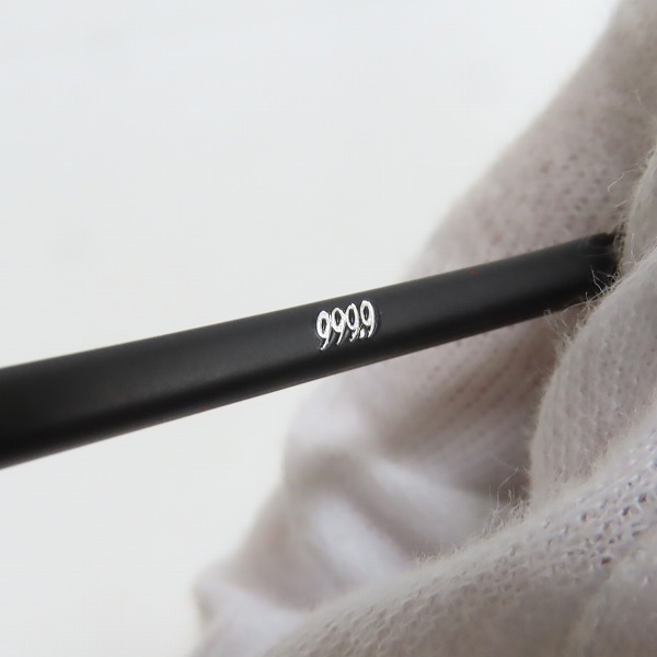 実際に弊社で買取させて頂いた999.9/フォーナインズ フルリム メガネフレーム/アイウェア NP-725の画像 6枚目