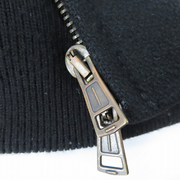 実際に弊社で買取させて頂いたNUMBER(N)INE/ナンバーナイン  袖レザー ウール スタジャン F08-NJ052B/2の画像 6枚目