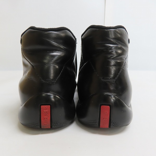 実際に弊社で買取させて頂いた【観賞用】PRADA/プラダ サイドゴア レザー シューズの画像 1枚目