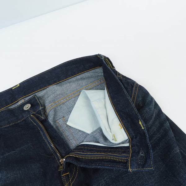 実際に弊社で買取させて頂いたFRAGMENT DESIGN ×SEQUELフラグメントデザイン×シークエル デニムパンツ ウォッシュ加工 インディゴ/Sの画像 5枚目