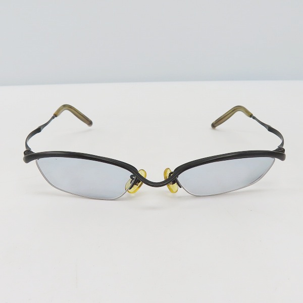 実際に弊社で買取させて頂いた999.9/フォーナインズ 度入り 眼鏡 メガネフレーム アイウェア  ハーフリム S-207Tの画像 1枚目
