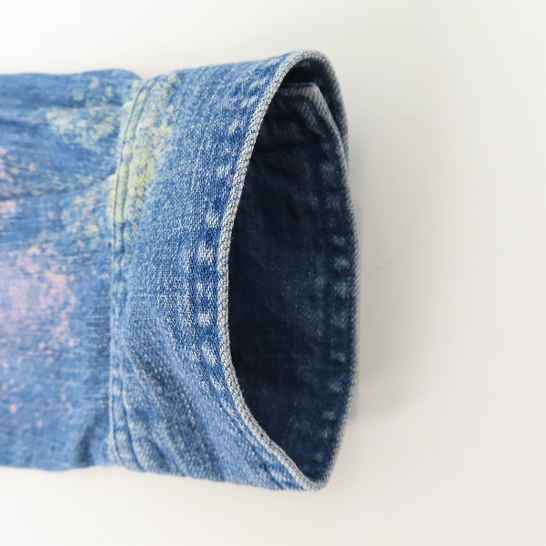 実際に弊社で買取させて頂いたPaul Smith/ポールスミス RED EAR/レッドイヤー ART DENIM SHIRT/デニムシャツ 192651/Mの画像 5枚目