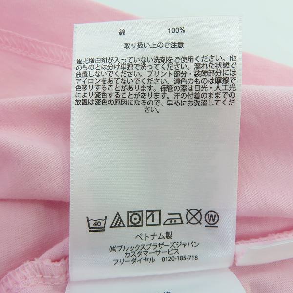 実際に弊社で買取させて頂いた【未使用】Brooks Brothers/ブルックスブラザーズ 1818 プリントTシャツ/XLの画像 3枚目