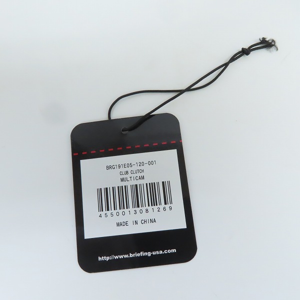 実際に弊社で買取させて頂いたBRIEFING/ブリーフィング ゴルフ クラッチバッグ マルチカモブラック CLUB CLUTCH BRG191E05の画像 5枚目