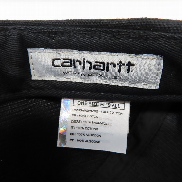 実際に弊社で買取させて頂いたCarharrt/カーハート ロゴ ニットキャップ/ワークキャップ/帽子/2点セットの画像 4枚目