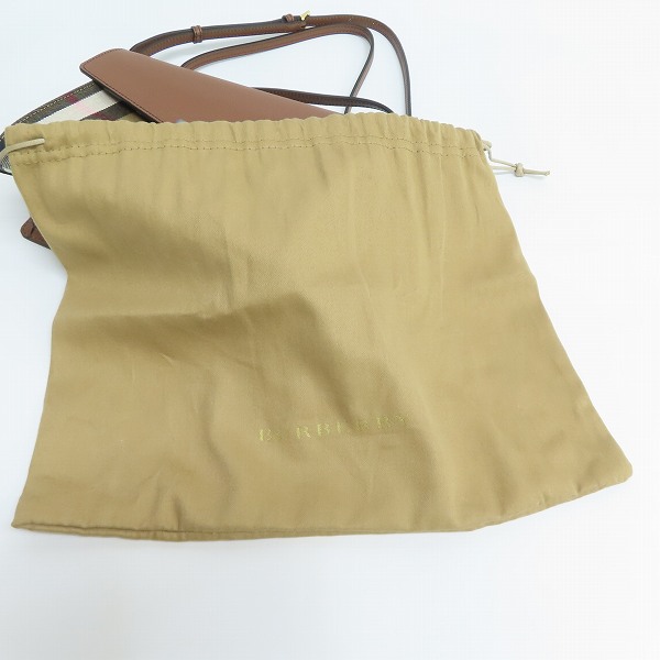 実際に弊社で買取させて頂いた【未使用】BURBERRY/バーバリー マッケン ショルダーバッグの画像 7枚目