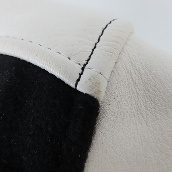 実際に弊社で買取させて頂いたuniform experiment/ユニフォームエクスペリメント 袖レザースタジャン UE-091015/1の画像 9枚目