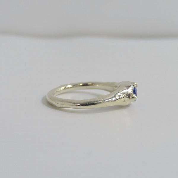 実際に弊社で買取させて頂いた【ギャラ付き】BloodyMary/ブラッディマリー ELIX 地 リング w/タンザナイト 9号の画像 4枚目