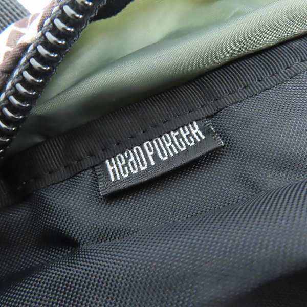 実際に弊社で買取させて頂いたHEAD PORTER/ヘッドポーター パイソン柄 ニューウエストバッグの画像 5枚目