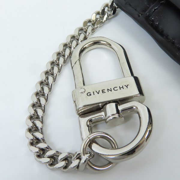 実際に弊社で買取させて頂いたGIVENCHY/ジバンシィ 4G ZIPPED CARDHOLDER/レザー カードホルダー/ミニ ウォレット/BB60JBB15S-001の画像 6枚目