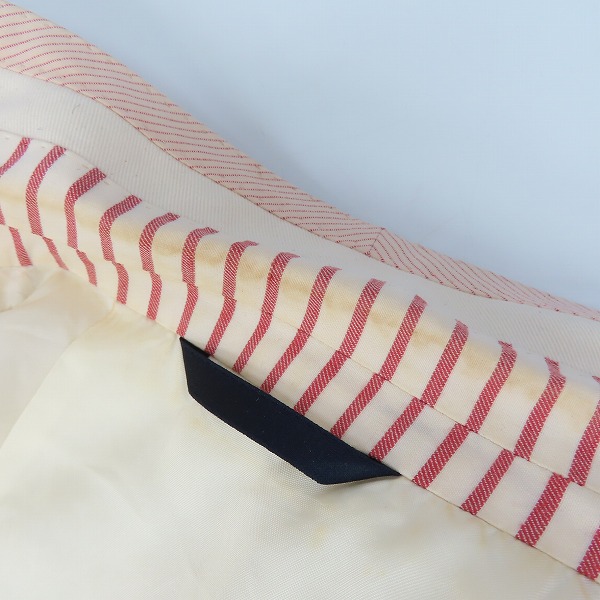 実際に弊社で買取させて頂いたPaul Smith/ポールスミス コレクション  テーラードジャケット ワッペン ストライプ PC-ST-30954/Lの画像 5枚目