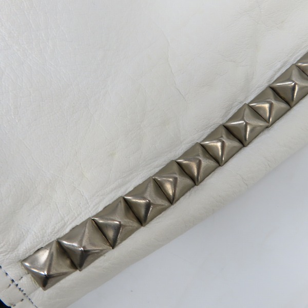 実際に弊社で買取させて頂いたuniform experiment/ユニフォームエクスペリメント 袖レザースタジャン UE-091015/1の画像 6枚目