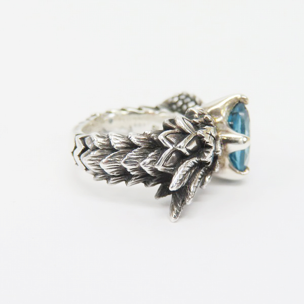 実際に弊社で買取させて頂いたBloody Mary/ブラッディマリー ノアリング ロンドンブルートパーズ 4号の画像 4枚目