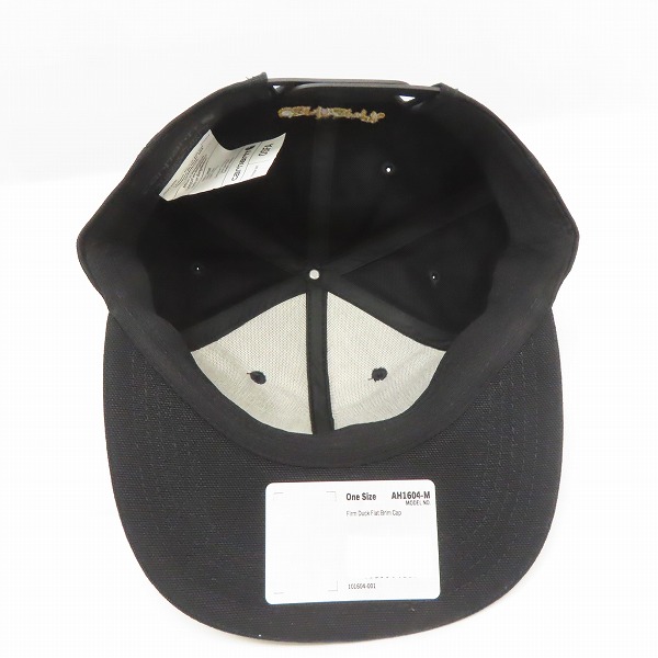 実際に弊社で買取させて頂いた(2)Carhartt/カーハート Firm Duck Flat Brim Cap ファームダック フラットブリム キャップ ブラック AH1604-M/OSFAの画像 2枚目