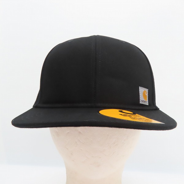 実際に弊社で買取させて頂いた(7)Carhartt/カーハート Firm Duck Flat Brim Cap ファームダック フラットブリム キャップ ブラック AH1604-M/OSFAの画像 1枚目