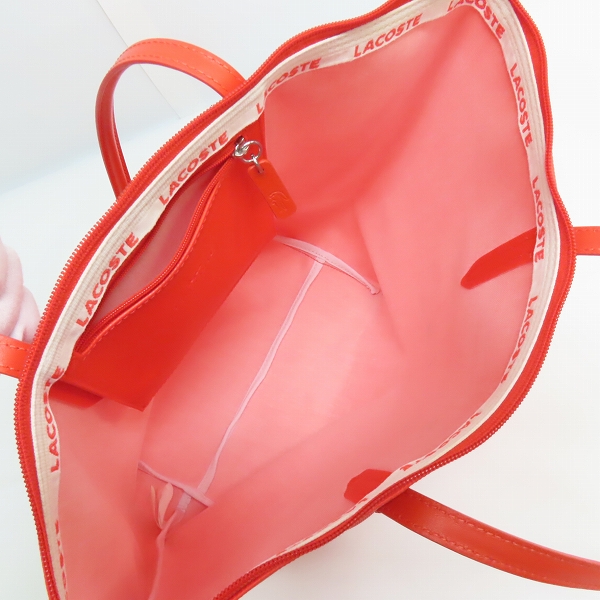 実際に弊社で買取させて頂いたLACOSTE/ラコステ ロゴ トートバッグの画像 3枚目