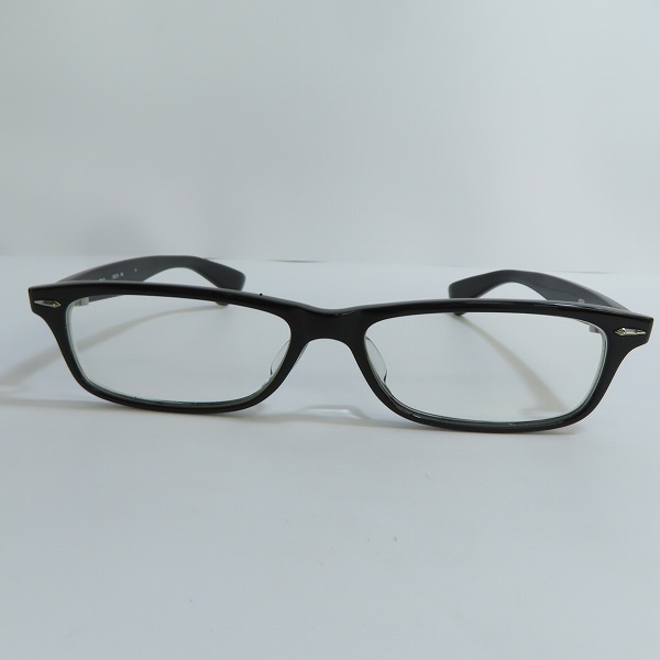 実際に弊社で買取させて頂いた999.9/フォーナインズ 眼鏡/メガネフレーム フルリム  度入り NP-61 ブラックの画像 1枚目