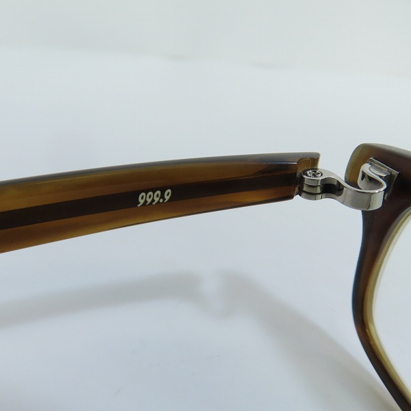 実際に弊社で買取させて頂いた【難あり】999.9/フォーナインズ  度入り メガネフレーム NP-61の画像 5枚目
