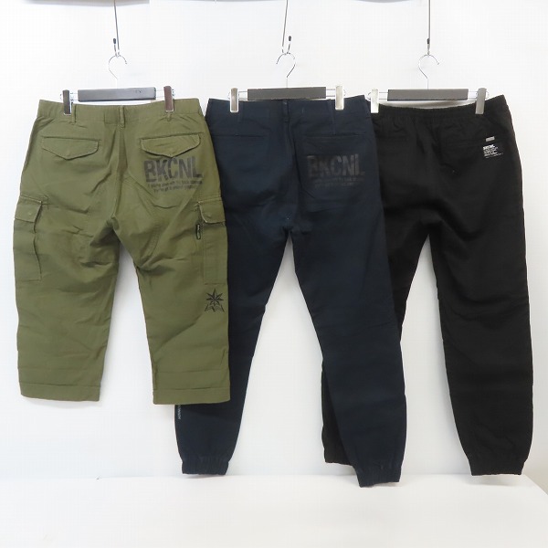 実際に弊社で買取させて頂いたBackChannel/バックチャンネル ワークパンツ/カーゴパンツ M 3点セットの画像 1枚目