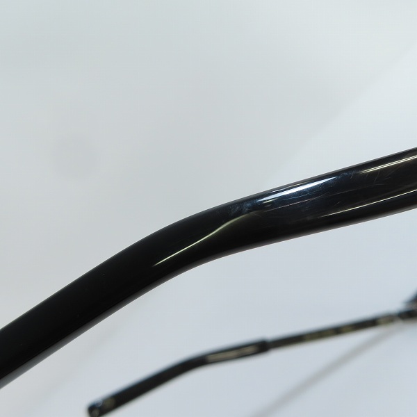 実際に弊社で買取させて頂いた999.9/フォーナインズ ハーフリム 度入り メガネフレーム/アイウェア M-24の画像 7枚目