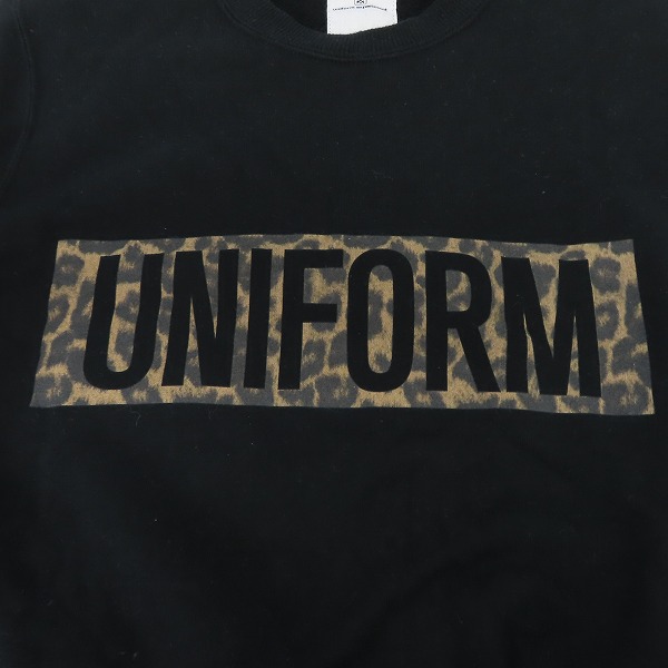 実際に弊社で買取させて頂いたuniform experiment/ユニフォームエクスペリメント BIG LOGO CREWNECK SWEAT UE-145085/1の画像 4枚目