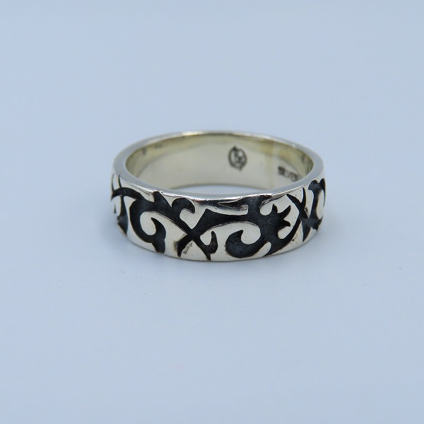 実際に弊社で買取させて頂いた【ギャラ付き】Bloody Mary/ブラッディマリー Thorn Black/ソーン リング 17号の画像 1枚目