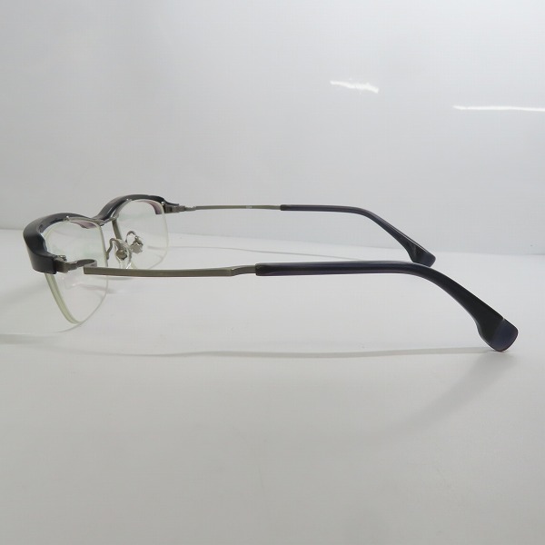実際に弊社で買取させて頂いた999.9/フォーナインズ チタンフレーム 度入り眼鏡 ブラック M-31 の画像 2枚目