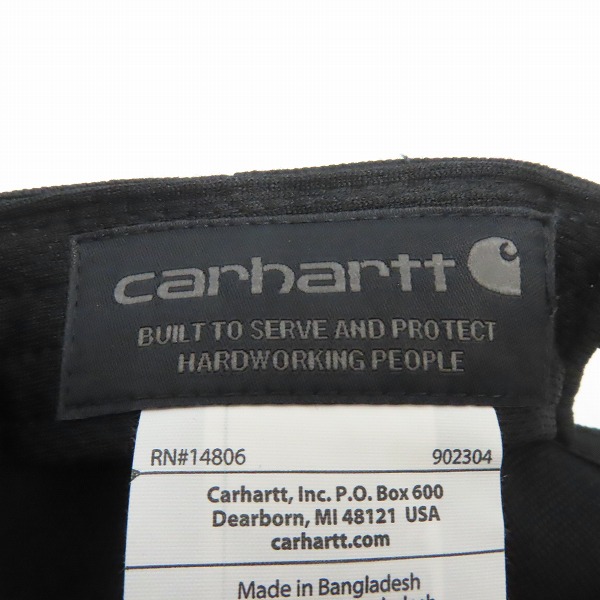 実際に弊社で買取させて頂いた(1)Carhartt/カーハート Firm Duck Flat Brim Cap ファームダック フラットブリム キャップ AH1604-M の画像 6枚目