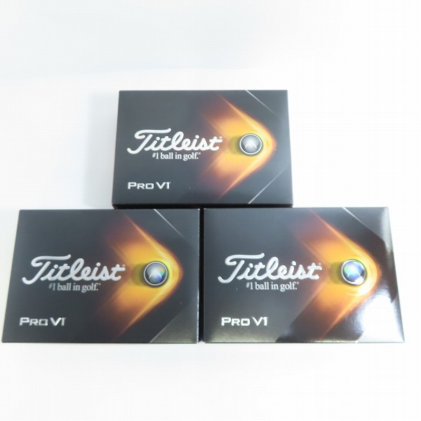 実際に弊社で買取させて頂いた【未使用/オウンネーム】Titleist/タイトリスト PRO V1 ゴルフボール 3ダースの画像 4枚目